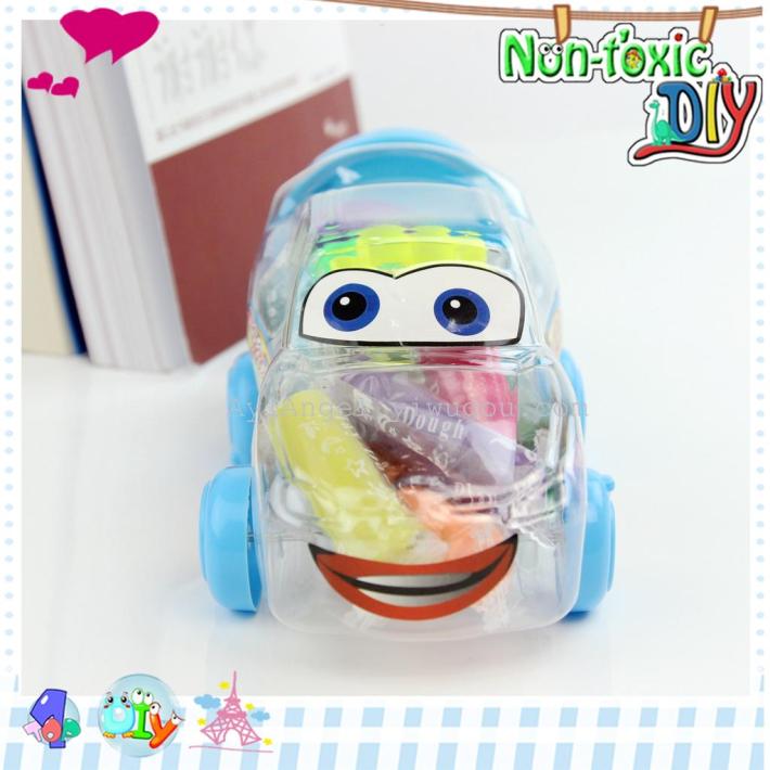 Sports car piggy bank DIY creative environmental protection non-toxic 3D color clay plasticine Sports car piggy bank DIY creative environmental protection non-toxic 3D color clay plasticine