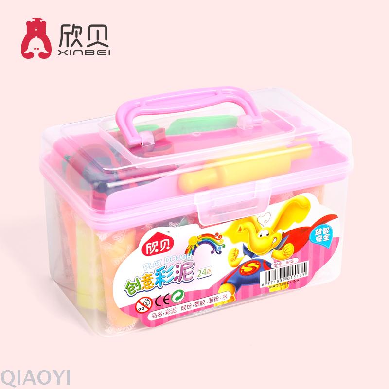 3D Creative Colored Mud Plasticine Clay Non-Toxic Authentic Children&#039;s Day Gift Toys Gift 513
