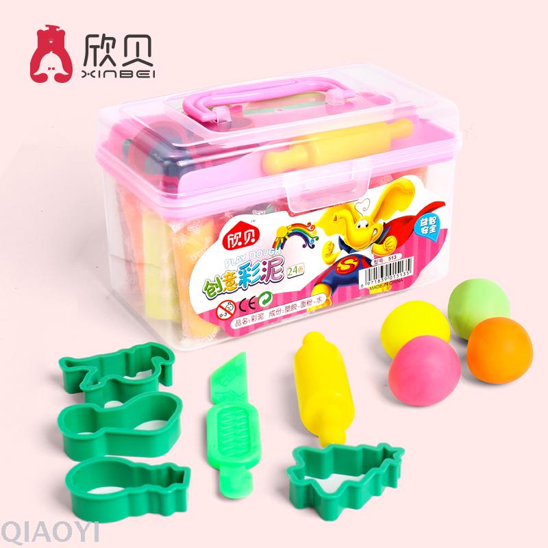 3D Creative Colored Mud Plasticine Clay Non-Toxic Authentic Children&#039;s Day Gift Toys Gift 513