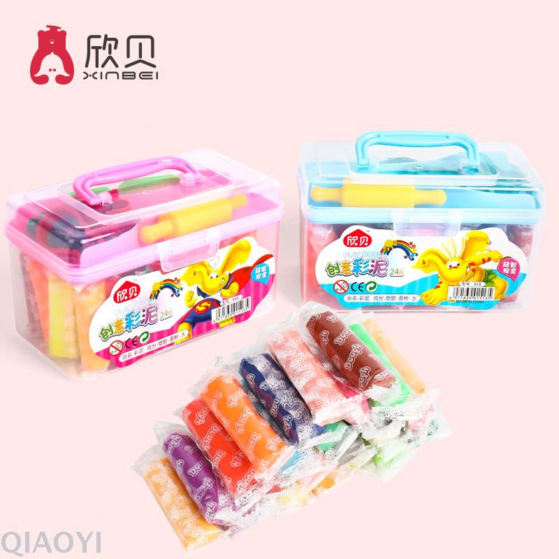 3D Creative Colored Mud Plasticine Clay Non-Toxic Authentic Children&#039;s Day Gift Toys Gift 513