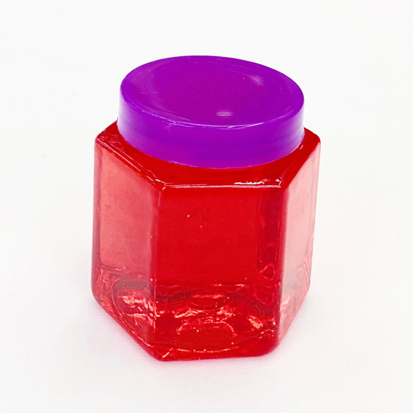 Internet Hot Hexagonal Bottle Crystal Mud Colored Clay DIY Jelly Mud Plasticine Transparent Crystal Mud Light Brickearth