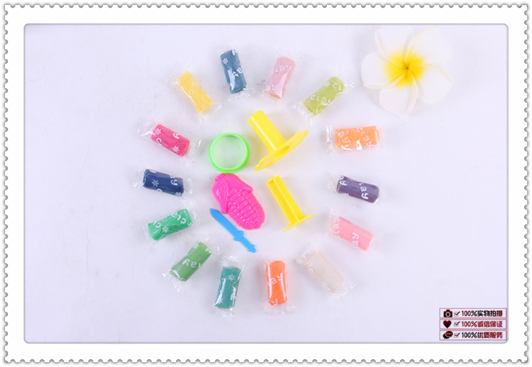 Children's Boys and Girls Toys 12 Color Sand Set Plasticine Ultra Light Clay Safe Non-Toxic Environmental Protection
