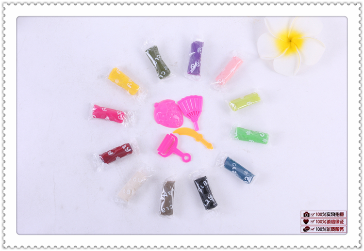 Children's Boys and Girls Toys 12 Color Sand Set Plasticine Ultra Light Clay Safe Non-Toxic Environmental Protection