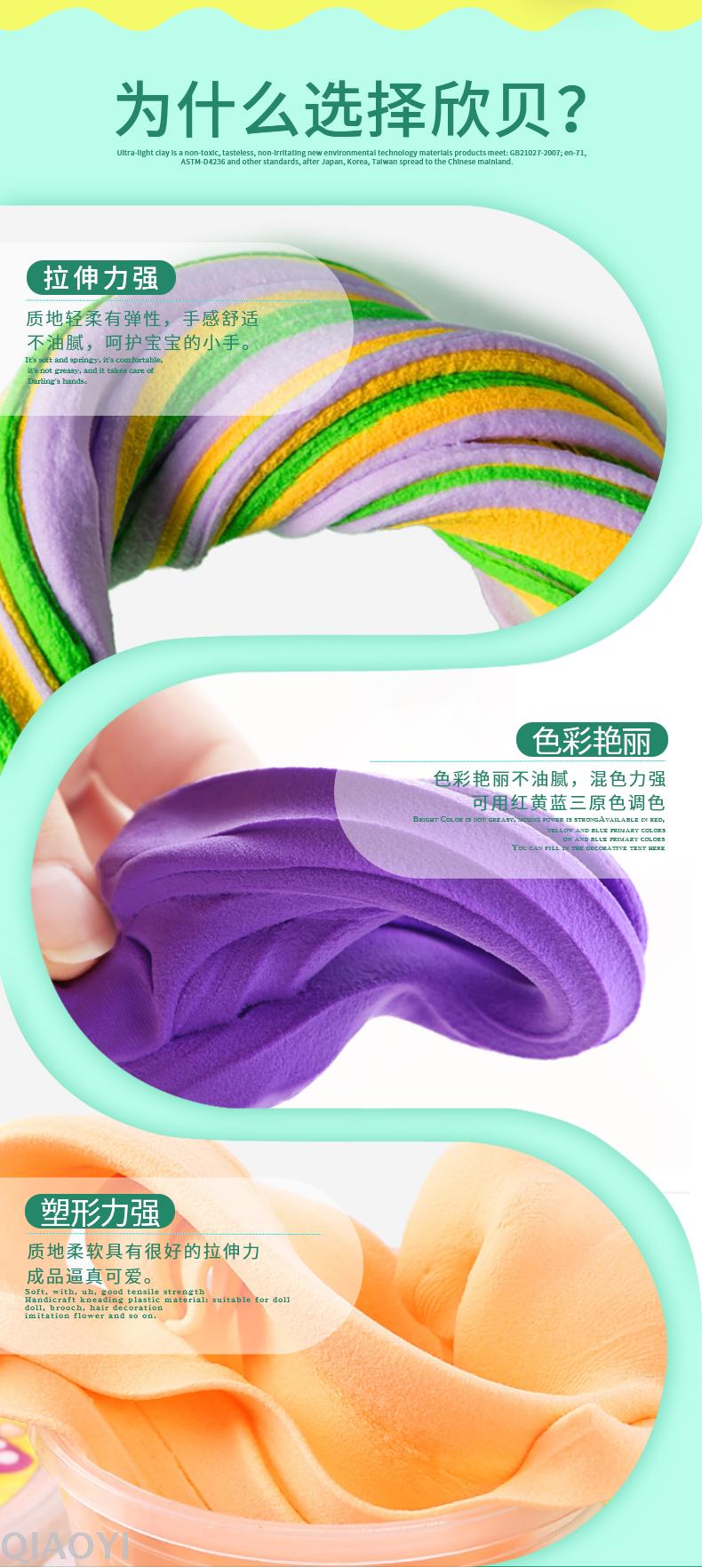 Xinbei Super Light Clay Plasticine Non-Toxic Colored Clay Children's Toy Set 12 Color Pack 88773 Xinbei Super Light Clay Plasticine Non-Toxic Colored Clay Children's Toy Set 12 Color Pack 88773