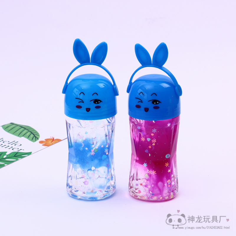 Slim Foaming Glue Transparent Jelly Plasticine Crystal Mud Fun Decompression Mud Stamp Mud Six-Color Set