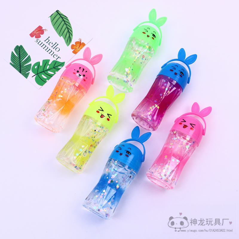 Slim Foaming Glue Transparent Jelly Plasticine Crystal Mud Fun Decompression Mud Stamp Mud Six-Color Set