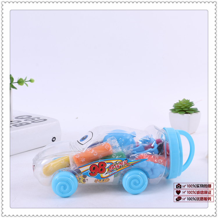 Novelty Transparent Plastic Can Packaging Children's Educational Colorful Plasticine Soft Clay Suit Various Styles