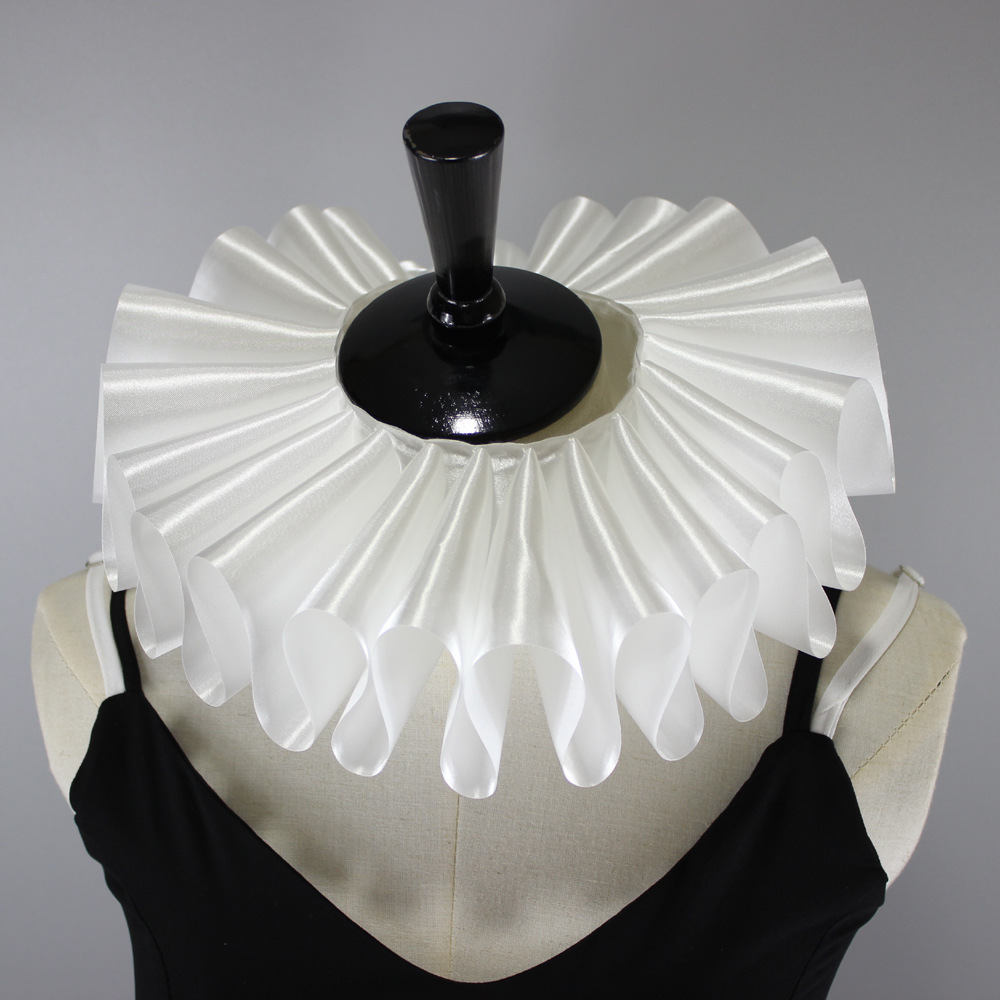 Classic New Style Handmade Ruff Collar Fake Collar Drama Stage Modeling Wedding Photo Photography Props