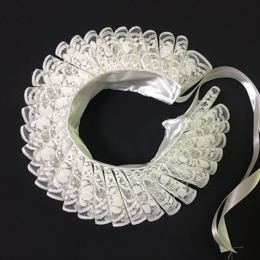 Classic New Style Handmade Ruff Collar Fake Collar Drama Stage Modeling Wedding Photo Photography Props