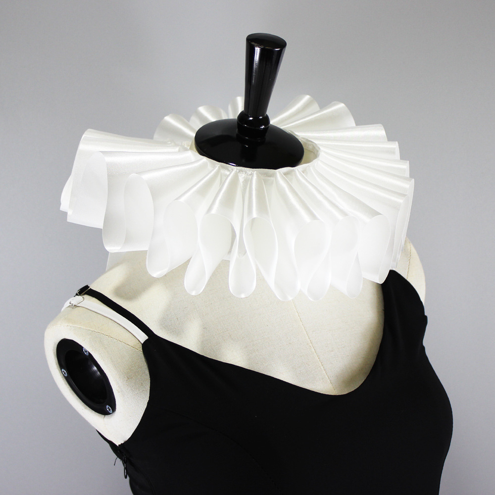 Classic New Style Handmade Ruff Collar Fake Collar Drama Stage Modeling Wedding Photo Photography Props