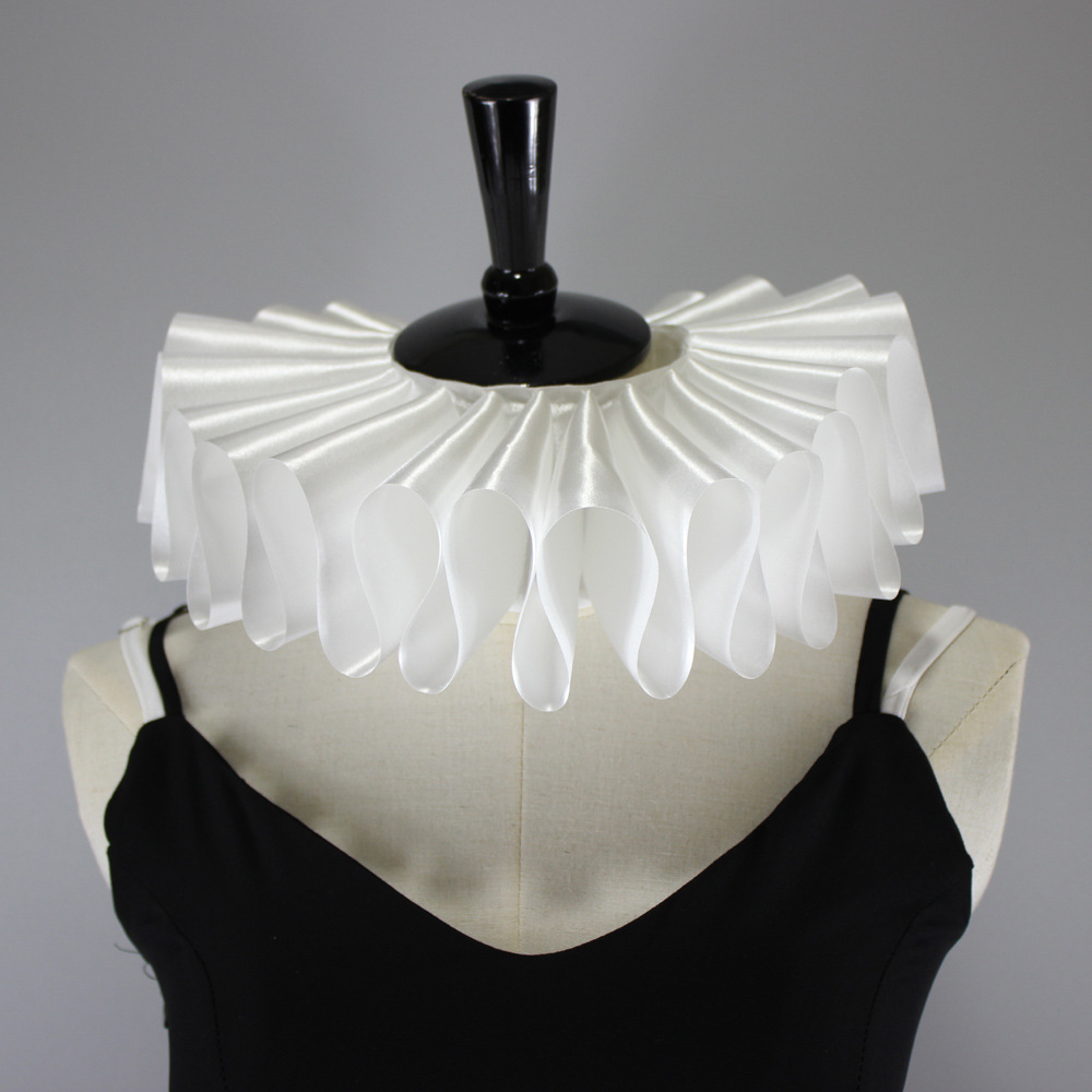 Classic New Style Handmade Ruff Collar Fake Collar Drama Stage Modeling Wedding Photo Photography Props