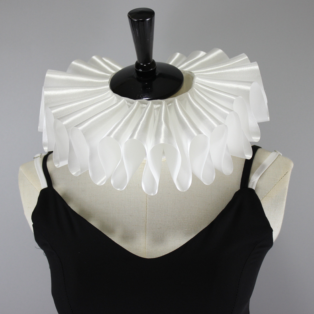 Classic New Style Handmade Ruff Collar Fake Collar Drama Stage Modeling Wedding Photo Photography Props