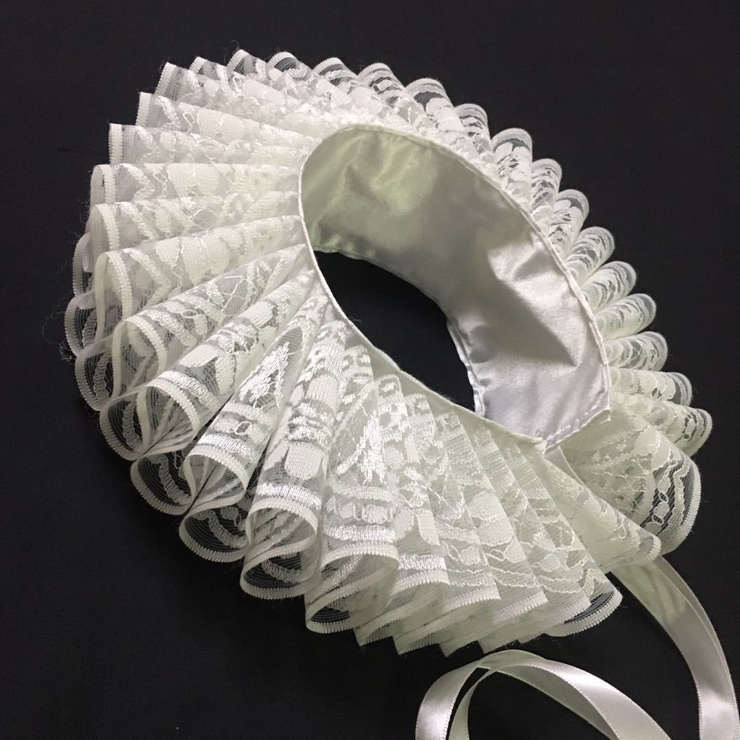 Classic New Style Handmade Ruff Collar Fake Collar Drama Stage Modeling Wedding Photo Photography Props