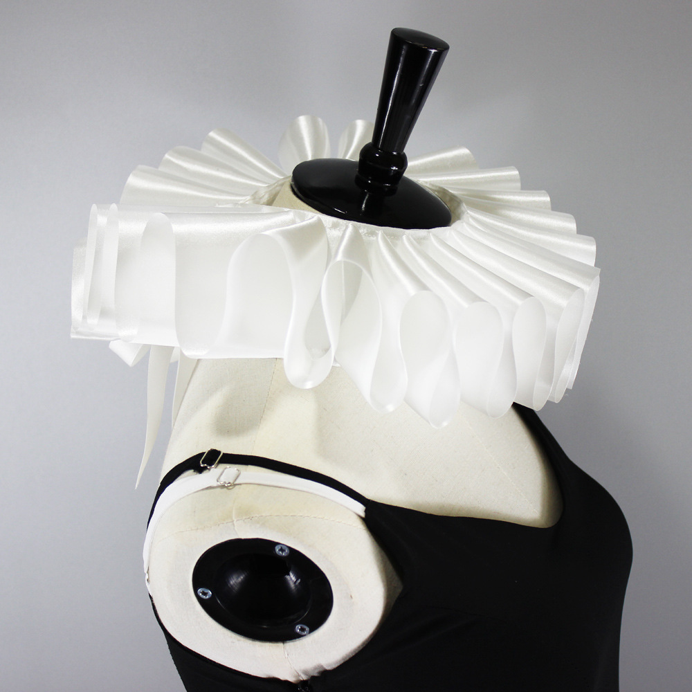 Classic New Style Handmade Ruff Collar Fake Collar Drama Stage Modeling Wedding Photo Photography Props