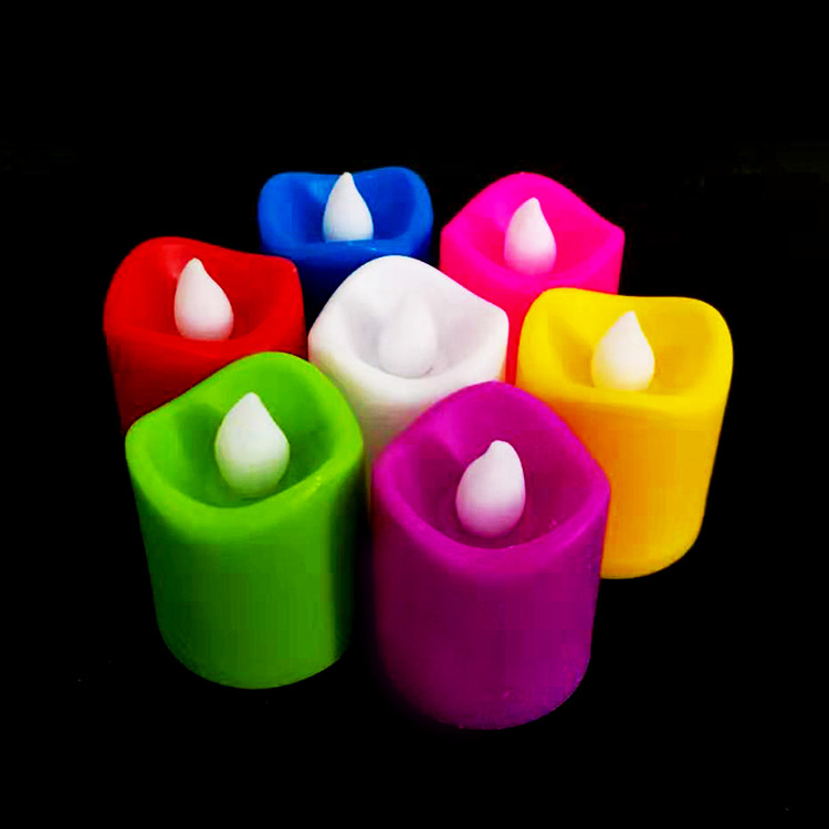 Electric Candle Lamp LED Candle Light Creative Wedding Birthday Wedding Candle Venue Layout Props Electronic Candle