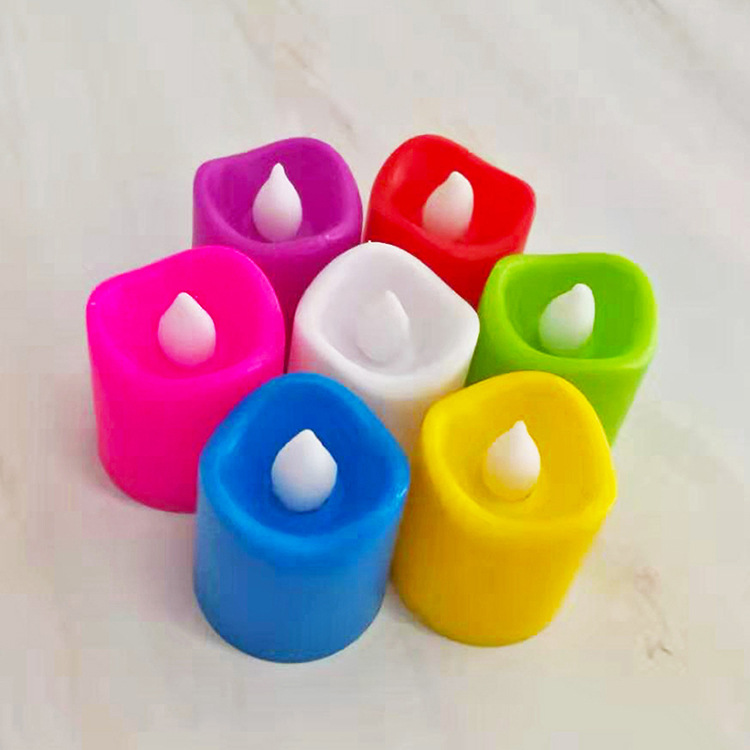 Electric Candle Lamp LED Candle Light Creative Wedding Birthday Wedding Candle Venue Layout Props Electronic Candle