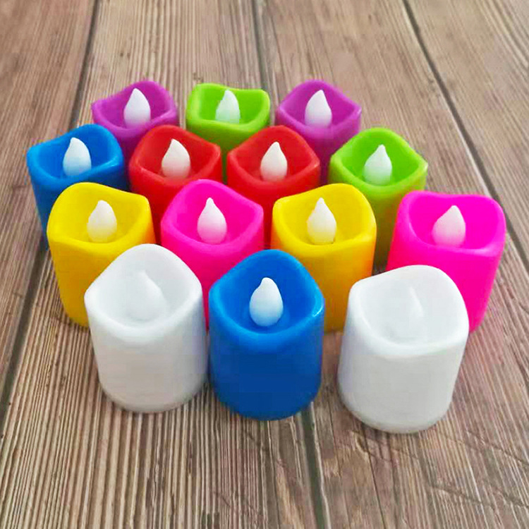 Electric Candle Lamp LED Candle Light Creative Wedding Birthday Wedding Candle Venue Layout Props Electronic Candle