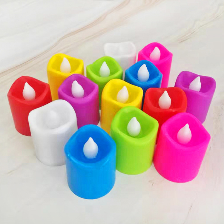 Electric Candle Lamp LED Candle Light Creative Wedding Birthday Wedding Candle Venue Layout Props Electronic Candle