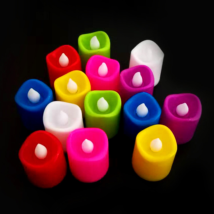 Electric Candle Lamp LED Candle Light Creative Wedding Birthday Wedding Candle Venue Layout Props Electronic Candle