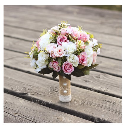 Bridal Bouquet Bridal Wedding Artificial Flower Photo Props Wedding Photo Mori Style Bridal Bouquet