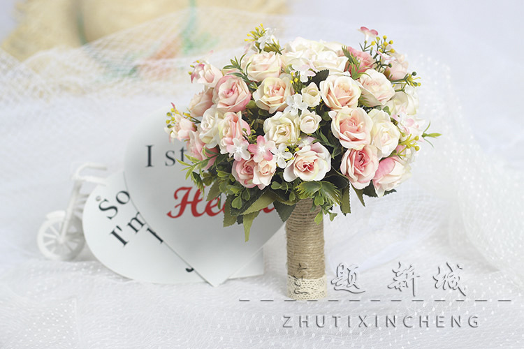 Bridal Bouquet Bridal Wedding Artificial Flower Photo Props Wedding Photo Mori Style Bridal Bouquet