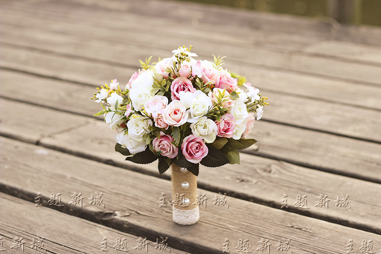 Bridal Bouquet Bridal Wedding Artificial Flower Photo Props Wedding Photo Mori Style Bridal Bouquet