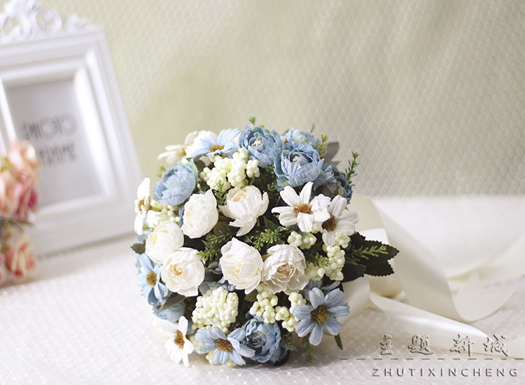 Bridal Bouquet Bridal Wedding Artificial Flower Photo Props Wedding Photo Mori Style Bridal Bouquet