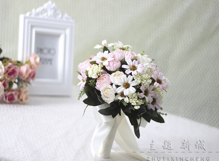 Bridal Bouquet Bridal Wedding Artificial Flower Photo Props Wedding Photo Mori Style Bridal Bouquet