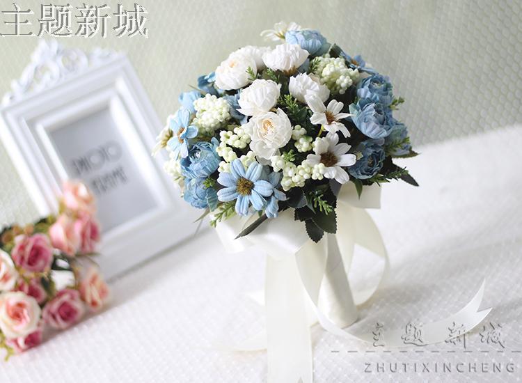 Bridal Bouquet Bridal Wedding Artificial Flower Photo Props Wedding Photo Mori Style Bridal Bouquet