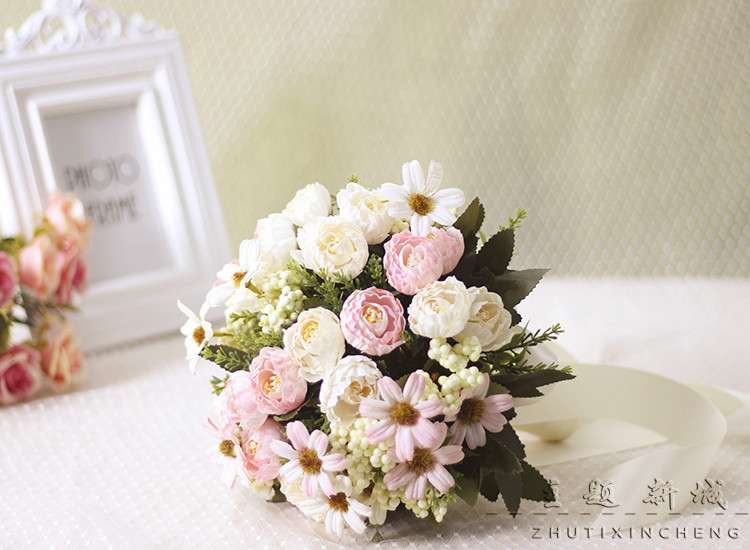 Bridal Bouquet Bridal Wedding Artificial Flower Photo Props Wedding Photo Mori Style Bridal Bouquet