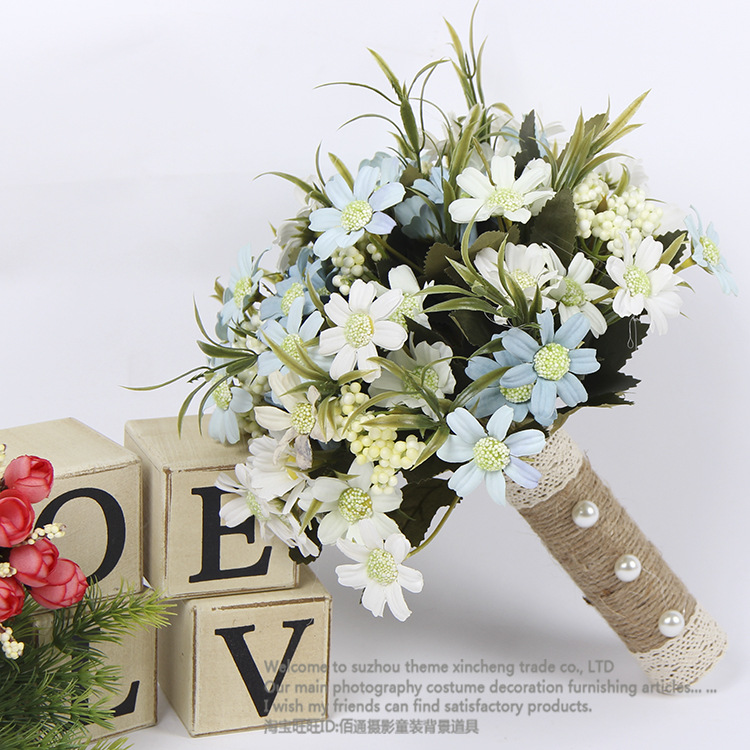 Bridal Bouquet Bridal Wedding Artificial Flower Photo Props Wedding Photo Mori Style Bridal Bouquet