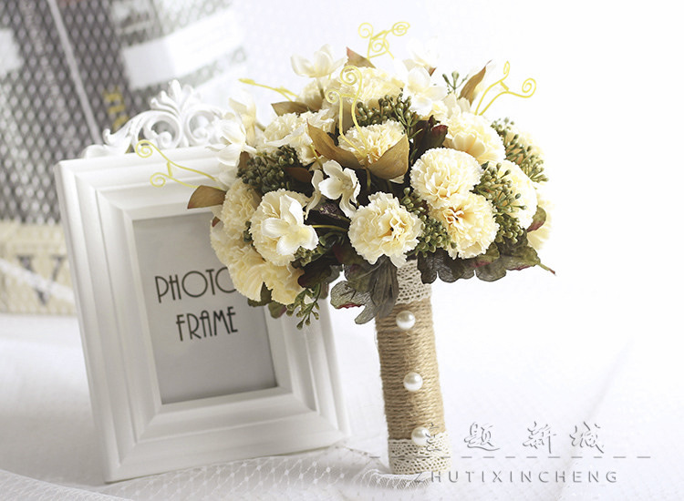 Bridal Bouquet Bridal Wedding Artificial Flower Photo Props Wedding Photo Mori Style Bridal Bouquet