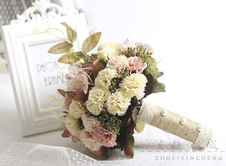 Bridal Bouquet Bridal Wedding Artificial Flower Photo Props Wedding Photo Mori Style Bridal Bouquet
