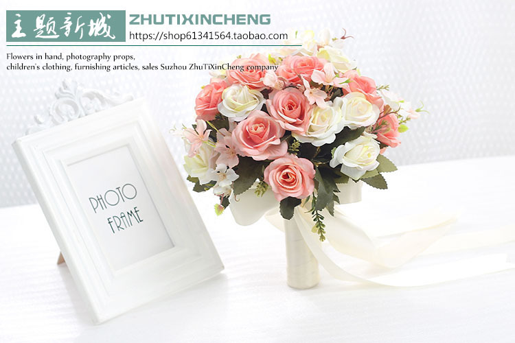 Bridal Bouquet Bridal Wedding Artificial Flower Photo Props Wedding Photo Mori Style Bridal Bouquet