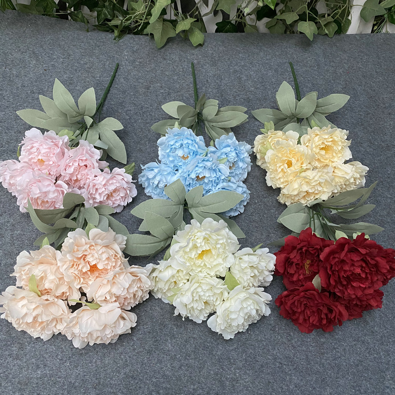 No. 5 Set Peony Wedding Hall Arch Road Lead Shooting Props Fake Wedding flower