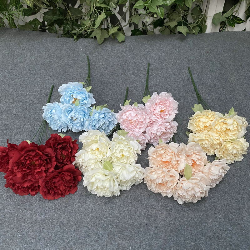 No. 5 Set Peony Wedding Hall Arch Road Lead Shooting Props Fake Wedding flower
