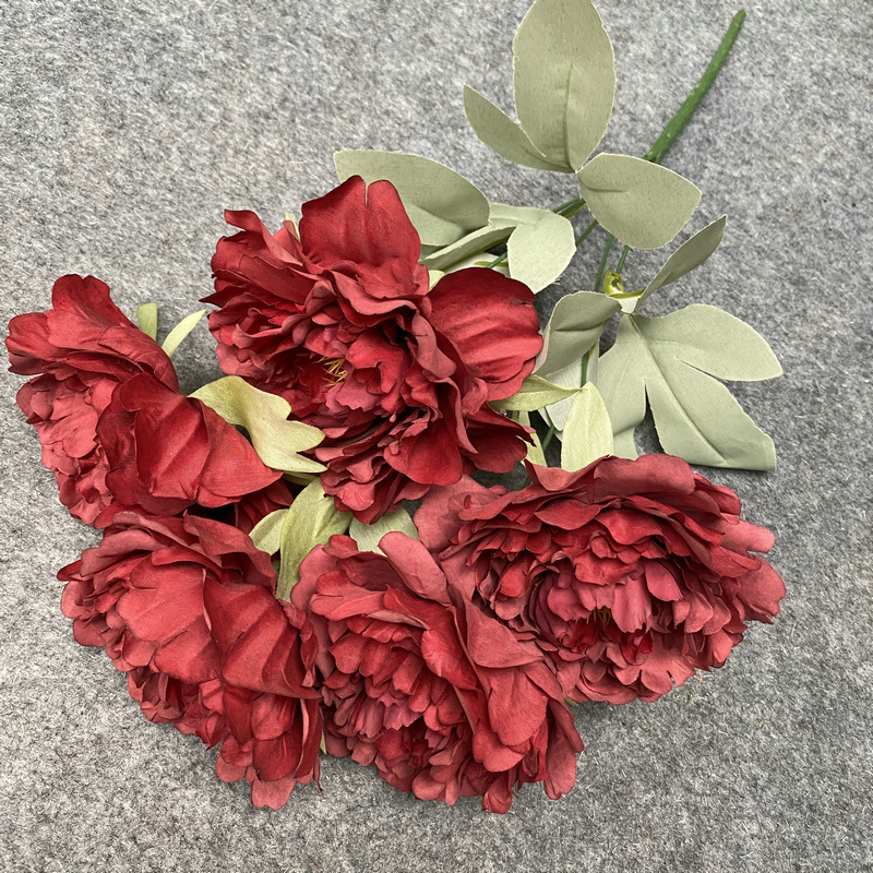 No. 5 Set Peony Wedding Hall Arch Road Lead Shooting Props Fake Wedding flower