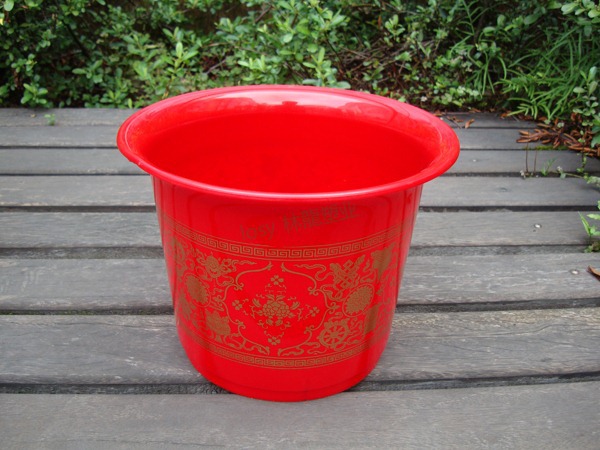 Factory-wholesale Chinese wedding flower red flower pot wedding flower pot 320-350 Factory-wholesale Chinese wedding flower red flower pot wedding flower pot 320-350