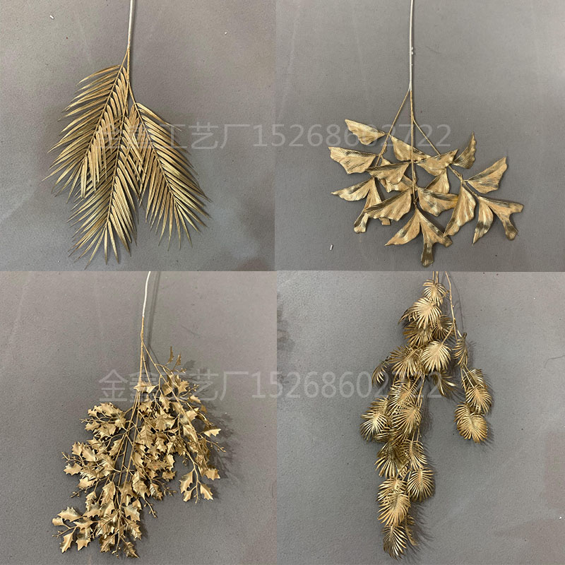 Golden series wedding decoration artificial flowers Plastic silk flowers various styles home wedding flower row road mat
