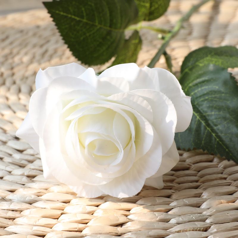 High-Grade Moisturizing Rose Home Decoration Wedding Props Hydrangea Artificial Flower Single Stem Hand Feeling 