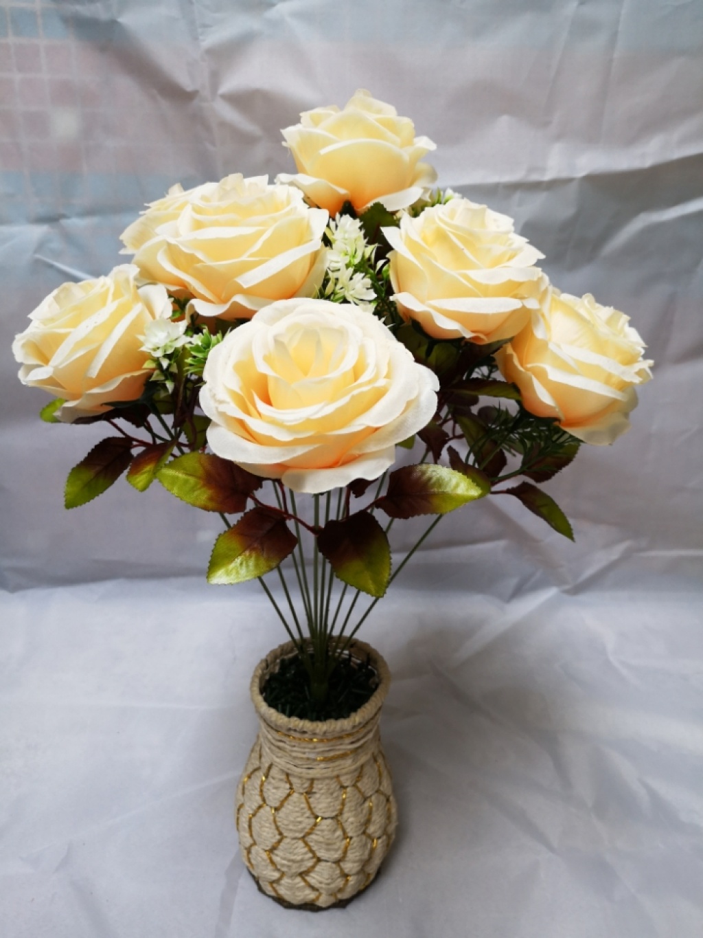11-Head Lover Rose Artificial Flower Bridal Bouquet Silk Flower Wedding Flower 11-Head Lover Rose Artificial Flower Bridal Bouquet Silk Flower Wedding Flower