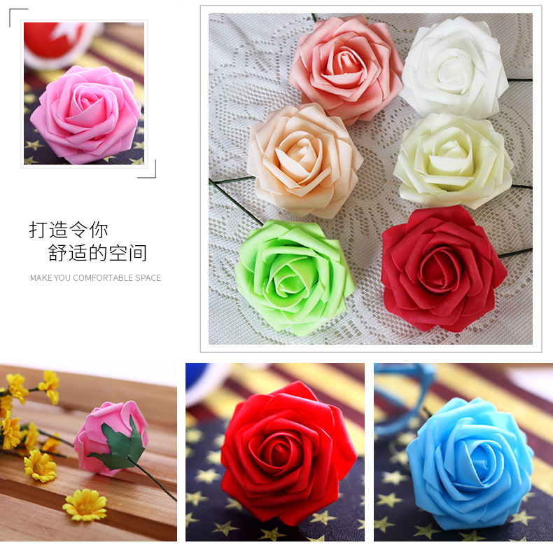 Factory Wholesale 8cm Artificial PE Rose Foamflower Wedding Flower Arch Bridal Bouquet Wedding Candies Box Floral Ball Bouquet Factory Wholesale 8cm Artificial PE Rose Foamflower Wedding Flower Arch Bridal Bouquet Wedding Candies Box Floral Ball Bouquet