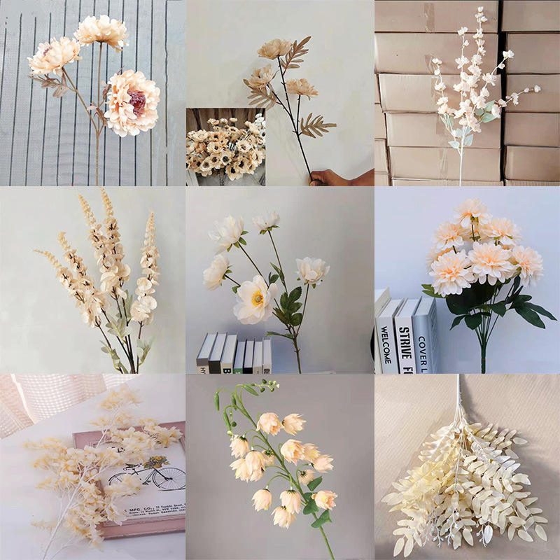 Wedding flower  Hotel Wedding Hall Layout Ornamental Flower Wedding Flower Bouquet Flower Factory in Stock Batch
