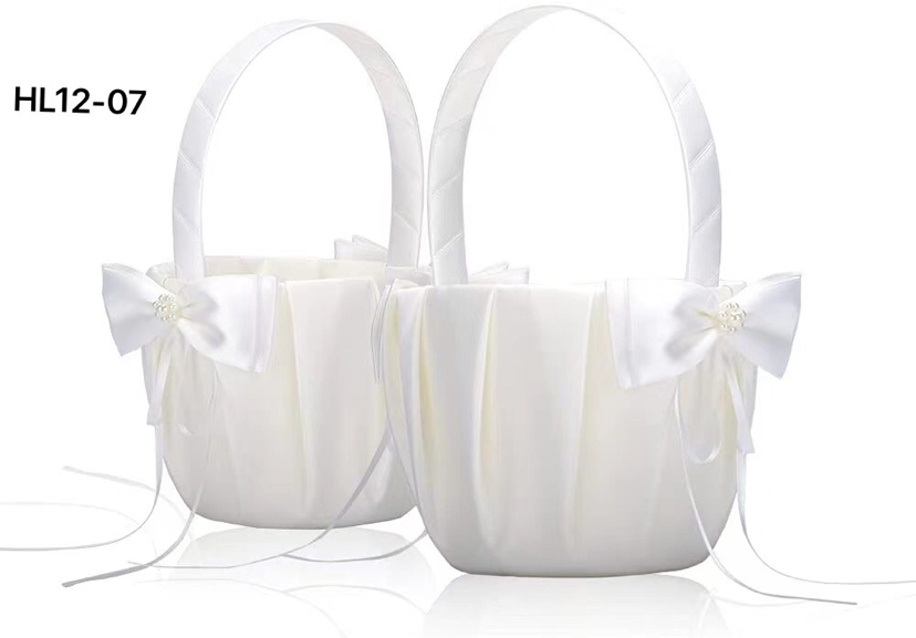 Factory Direct Sales Bridal Basket Wedding Flower Baskets Stable Supply Wholesale Customization