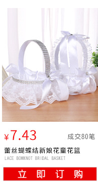 European New Style Wedding Flower Girl Sprinkling Flowers Creative Flower Basket White Lace Bridesmaid Portable Flower Basket Wholesale