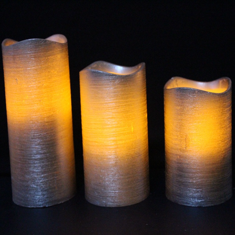 Wholesale quality wedding candles tuhao gold appearance electronic candle lamp decoration candles