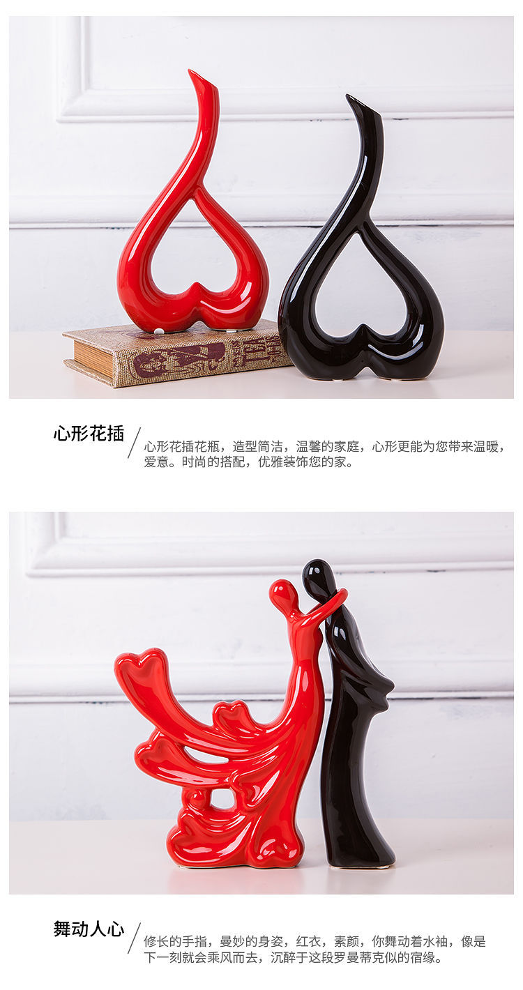 Home Creative Living Room Decorations Small Ornaments Wine Cabinet Room Small Ornaments Crafts Bedroom Wedding Gift