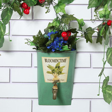 Factory Direct Sales Home Decoration Wedding Flower Arrangement Iron Bucket Iron Flower Arrangement Crafts Decoration Sm