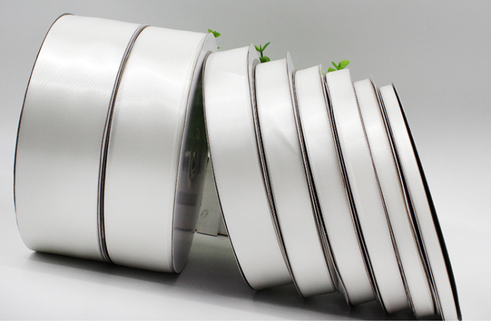 White Encryption Polyester Ribbon Gift Packing Wedding Decorative Christmas Crafts Ribbons Clothing Accessories