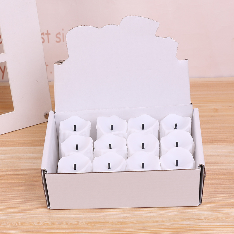Black Core Tears LED Electronic Candle Light Creative Birthday Wedding Halloween Party Crafts Candle